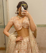 Pink Embroidered LehengaKritika Khurana 2